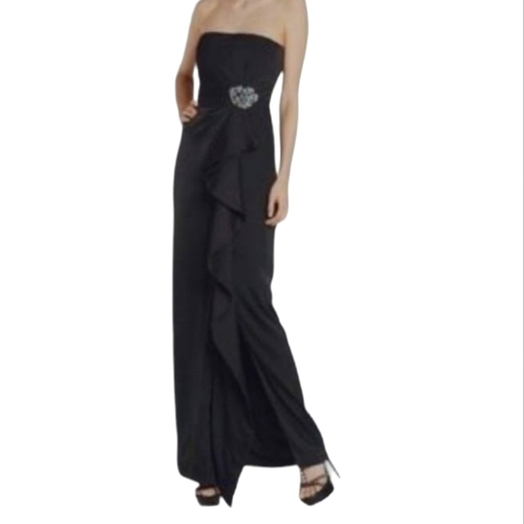 BCBGMAXAZRIA Black Strapless Gown - Picture 1 of 3